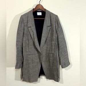 Gary Graham Wool Herringbone Blazer Jacket | Size 6